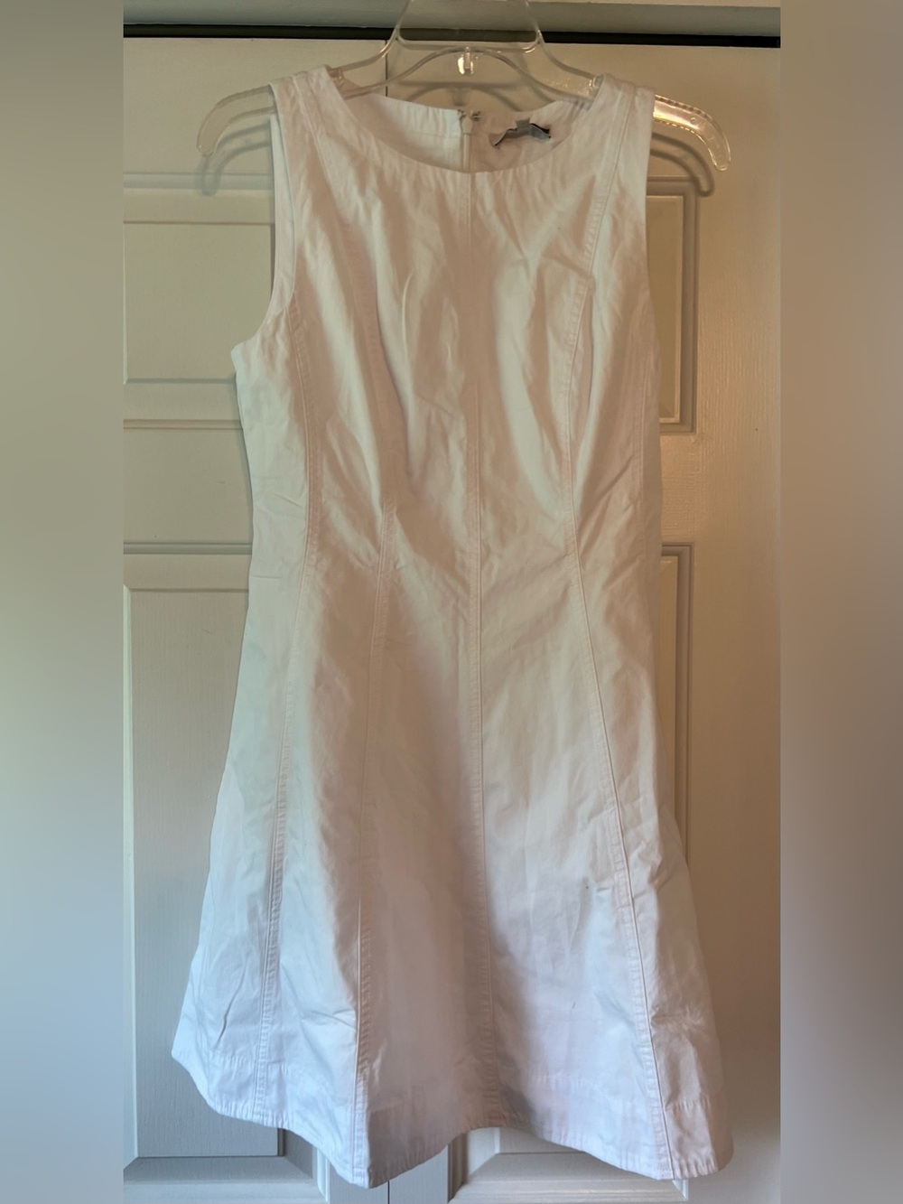 Madewell White Rylee A-Line Mini Dress Cotton Poplin NWT 2 #2735 - Picture 3 of 10